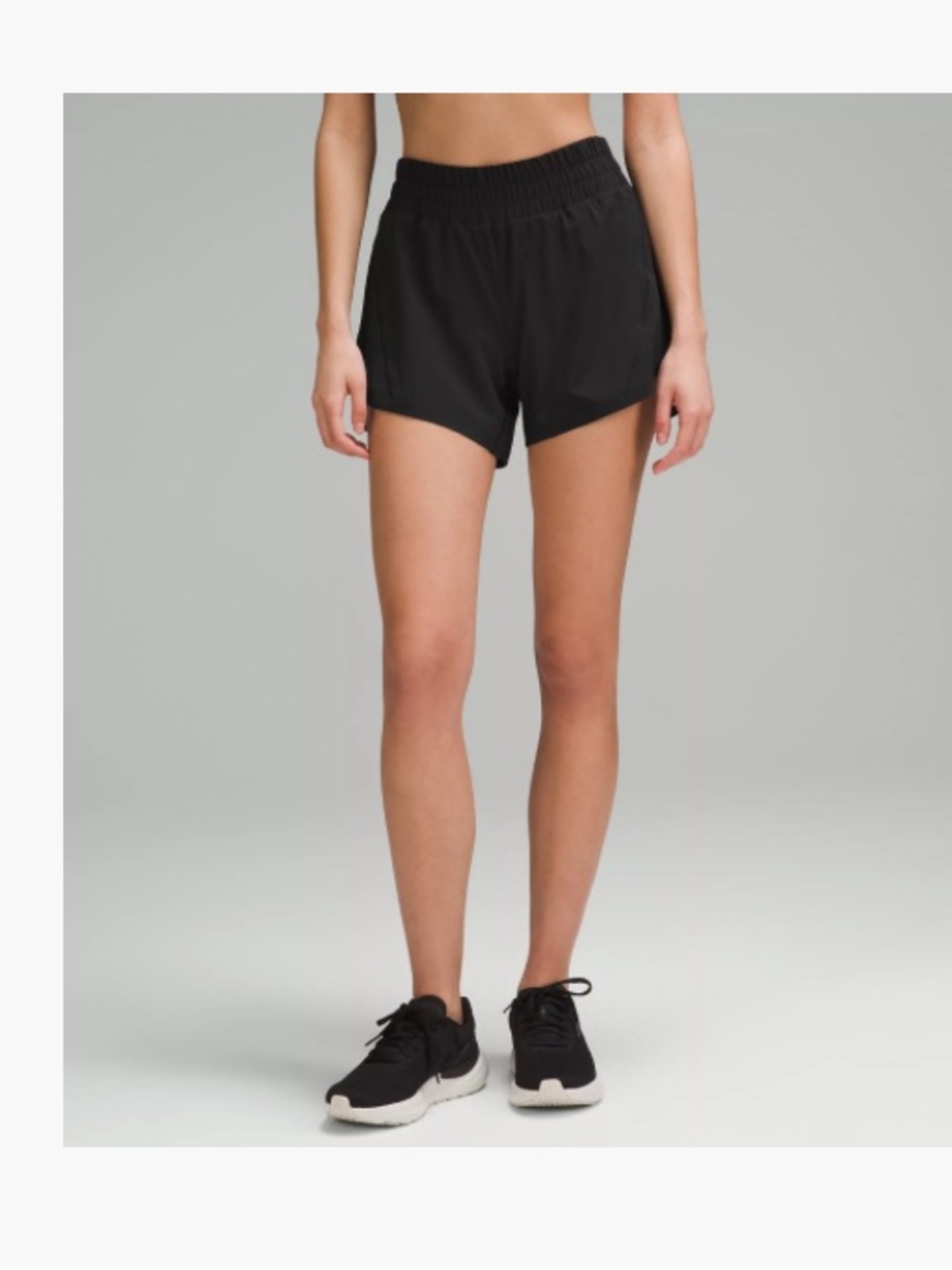 Lululemon Women’s Track That Short 5" - Black Women's Running Shorts